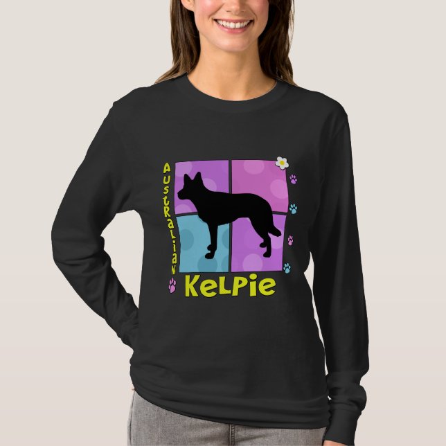 Groovy Australian Kelpie T-Shirt (Front)