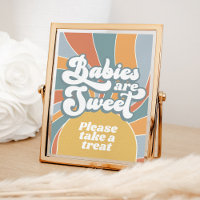 Groovy Babies are Sweet Please Take A Treat Shower