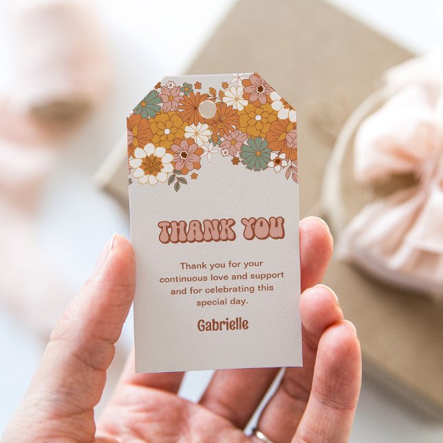 Groovy Baby Favour Tag (Creator Uploaded)