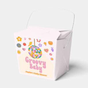 Groovy Baby Retro 70's Disco Ball Baby Shower Favour Box