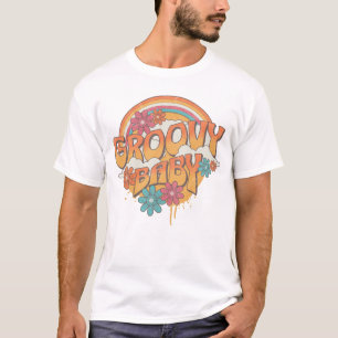 Groovy Baby retro style design T-Shirt