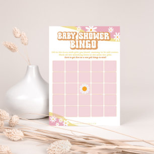 Groovy Baby Shower, Boho Retro, 70's Vibe Games Menu