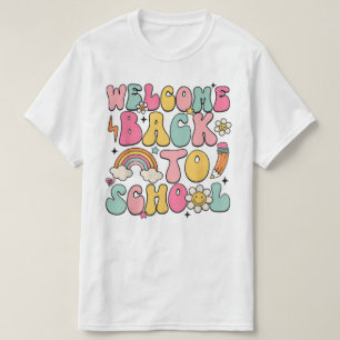 Groovy Back to School Shirt – Retro Rainbow Teache