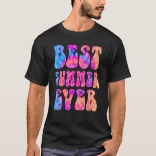 Groovy BEST SUMMER EVER Camp Counsellor All Girls T-Shirt