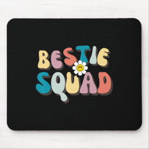 Groovy Bestie Squad Besties Trip Besties Matching Mouse Pad