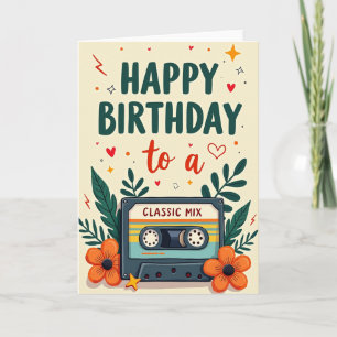 Groovy Birthday Art Card