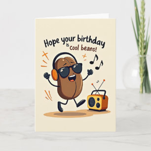 Groovy Birthday Bean Card