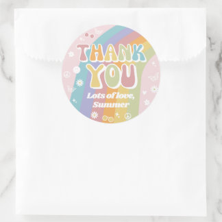 Groovy Birthday Favour Tag | Groovy Sticker