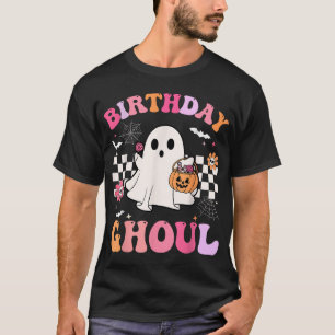 Groovy Birthday Ghoul Spooky Season Halloween T-Shirt