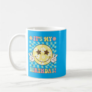 Groovy Birthday Women Ns Girls Retro Smile Face Coffee Mug
