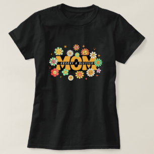 Groovy & Blessed Christian Mum   Retro Hippie  T-Shirt