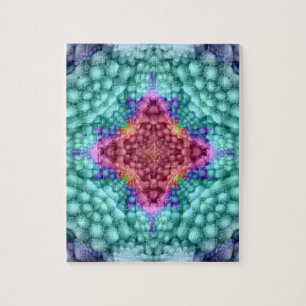 Groovy Blue Vintage Jigsaw Puzzle with Gift Box