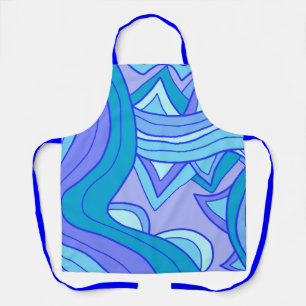 Groovy Blues Apron