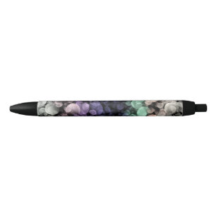 Groovy Boho Bubbles Eclectic Uingender Pride Flag Black Ink Pen