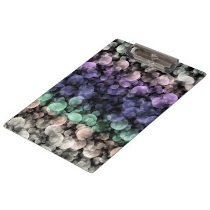 Groovy Boho Bubbles Eclectic Uingender Pride Flag Clipboard