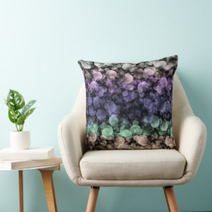 Groovy Boho Bubbles Eclectic Uingender Pride Flag Cushion