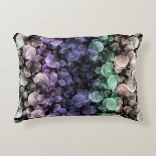 Groovy Boho Bubbles Eclectic Uingender Pride Flag Decorative Cushion