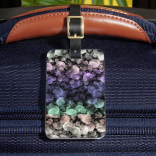 Groovy Boho Bubbles Eclectic Uingender Pride Flag Luggage Tag