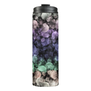 Groovy Boho Bubbles Eclectic Uingender Pride Flag Thermal Tumbler