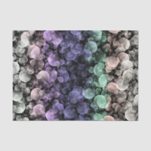 Groovy Boho Bubbles Eclectic Uingender Pride Flag Tissue Paper