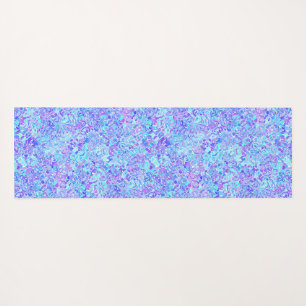 Groovy Boho Funky Quirky Abstract Blob Mosaic Yoga Mat