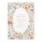 Groovy Boho Orange Wildflower Whimsy Fall Fete