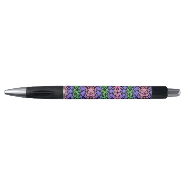 Groovy Boho Retro Mod Geometric Trigender Pride (Front)