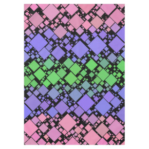 Groovy Boho Retro Mod Geometric Trigender Pride Tablecloth