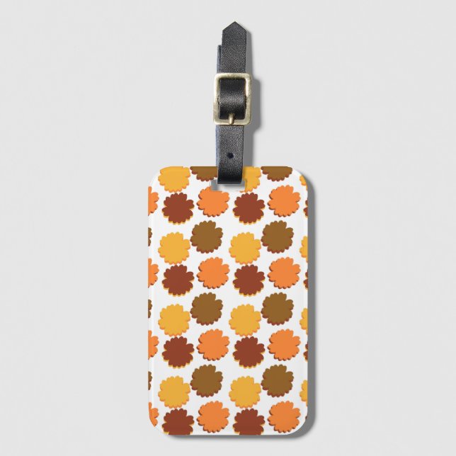 Groovy Boho Sweet Daisy Luggage Tag (Front Vertical)