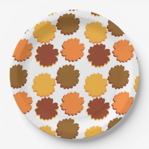 Groovy Boho Sweet Daisy Paper Plate