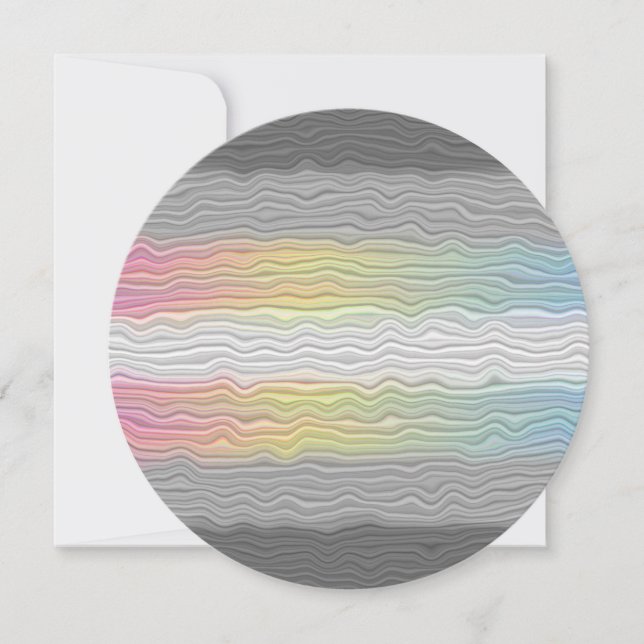 Groovy Boho Trippy Abstract Demifluid Pride Flag (Front)