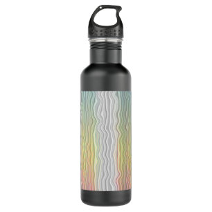Groovy Boho Trippy Abstract Demifluid Pride Flag 710 Ml Water Bottle