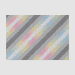 Groovy Boho Trippy Abstract Demifluid Pride Flag Tissue Paper