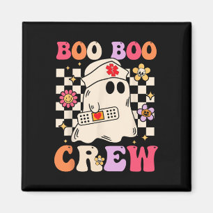 Groovy Boo Boo Crew Nurse Ghost Paramedic Funny Ha Magnet