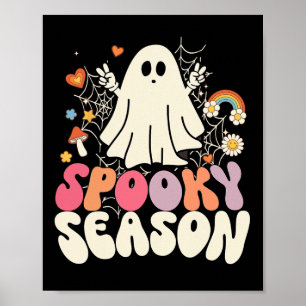 Groovy Boo Ghost Spooky Halloween Costumes Mens K Poster