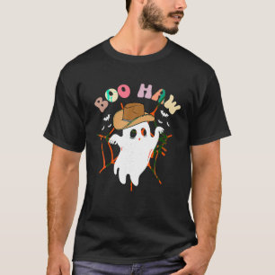 Groovy Boo Haw Ghost Western Cowboy Cowgirl Funny T-Shirt