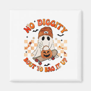 Groovy Boo No Diggity Bout To G It Up Halloween Bo Magnet