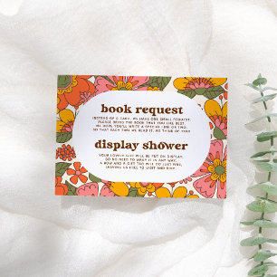 Groovy Books For Baby & Display Shower Baby Shower Enclosure Card
