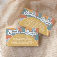 Groovy Books for Baby Retro Sunshine Baby Shower