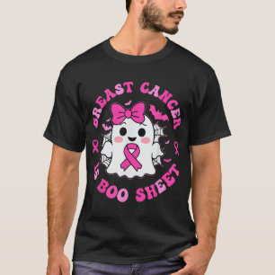 Groovy Breast Cancer Is Boo Sheet Awareness  T-Shirt