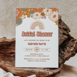 Groovy Bridal Shower Invitation
