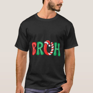 Groovy Bruh Christmas Funny Xmas Kids Teens Boys C T-Shirt
