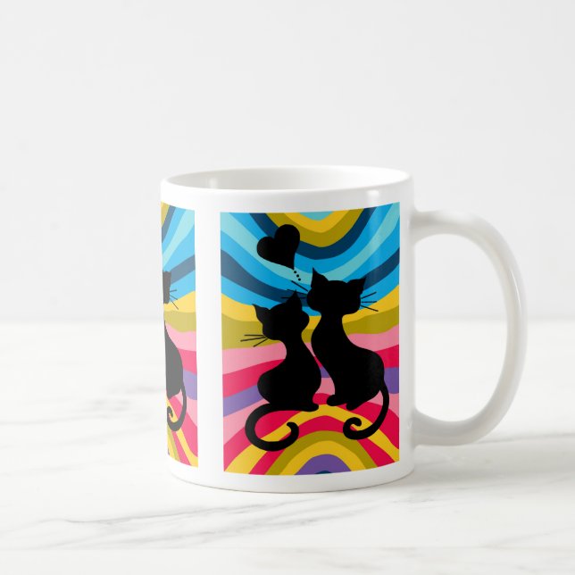 Groovy Cats Coffee Mug (Right)