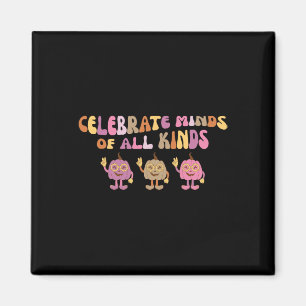 Groovy Celebrate Minds Of All Kind Pumpkin Sped Te Magnet