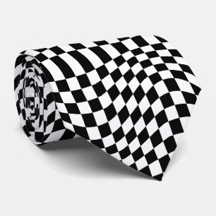 Groovy Chequerboard, Y2K 90s Tie