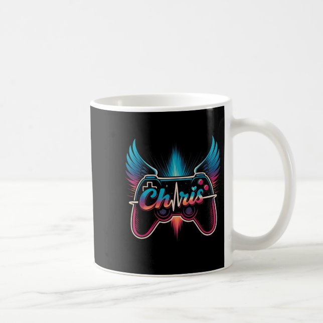 Groovy Chris First Name D Chris Control Game Meme  Coffee Mug (Right)