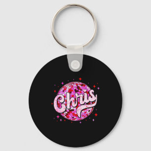 Groovy Chris First Name D I Love Chris Tees Meme Key Ring