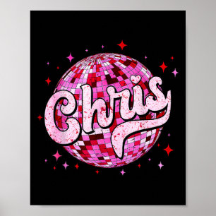 Groovy Chris First Name D I Love Chris Tees Meme Poster