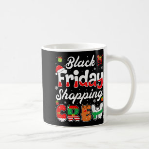 Groovy Christmas Black Shopping Funny Friday Shopp Coffee Mug