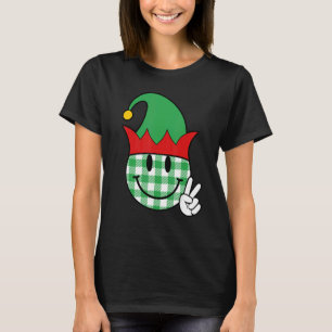Groovy Christmas ELF Face Team Santa Elf Squad Xma T-Shirt